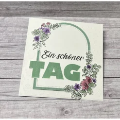 Glückwunschkarte „Ein schöner Tag“ Geburtstagskarte Grußkarte Hochzeitskarte Ruhestand Blumengruß Handmade Stampin‘ Up!