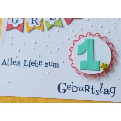 Glückwunschkarte für Kinder, Kindergeburtstag, mit Namen und Zahl individualisierbar