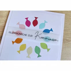 Glückwunschkarte für Konfirmation oder Kommunion 