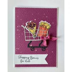 Glückwunschkarte, Geburtstagskarte, Gutscheinkarte, Shoppingbonus, Grußkarte, Gemeinsame Zeit, Freundschaft,