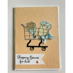 Glückwunschkarte, Geburtstagskarte, Gutscheinkarte, Shoppingbonus, Grußkarte, Gemeinsame Zeit, Freundschaft,