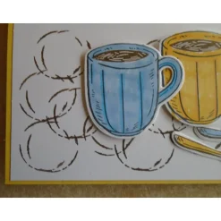 Glückwunschkarte Geburtstag Zum Kaffee oder Einladungen Beste Freundin Kaffeebecher Farbe nach Wahl