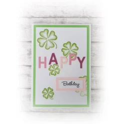 Glückwunschkarte "Happy Birthday", Karte zum Geburtstag   |   Handmade