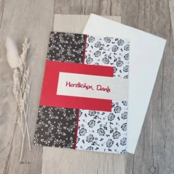 Glückwunschkarte "Herzlichen Dank"