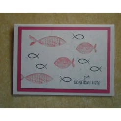 Glückwunschkarte Konfirmation Junge  Mädchen Grusskarte Karte Farbe nach Wahl