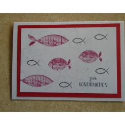 Glückwunschkarte Konfirmation Junge  Mädchen Grusskarte Karte Farbe nach Wahl