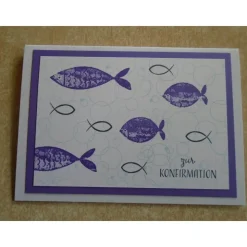 Glückwunschkarte Konfirmation Junge  Mädchen Grusskarte Karte Farbe nach Wahl
