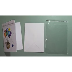 Glückwunschkarte Luftballons