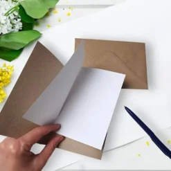 Glückwunschkarte mit Hase mit persönlichem Text - Handgemachte Osterkarte für Kinder, Karte mit Hasen Aufnäher