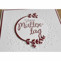 Glückwunschkarte "Schönen Muttertag" aus der Manufaktur Karla