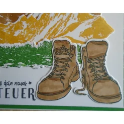 Glückwunschkarte Wandern Geburtstag Mann Frau Gru8karte Karte Wanderer