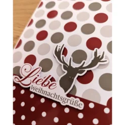 Glückwunschkarte zu Weihnachten - Liebe Weihnachtsgrüße