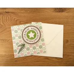 Glückwunschkarte zu Weihnachten - Weihnachtswünsche für Dich!