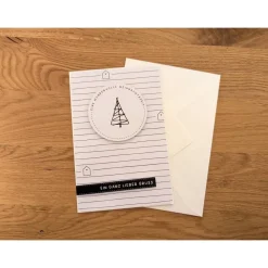 Glückwunschkarte zu Weihnachten - Ein ganz lieber Gruß