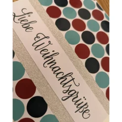 Glückwunschkarte zu Weihnachten - Liebe Weihnachtsgrüße