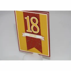 Glückwunschkarte zum 18. Geburtstag