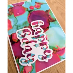 Glückwunschkarte zum Geburtstag - Happy Bday