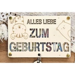 Glückwunschkarte zum Geburtstag Geld Gutschein Frau