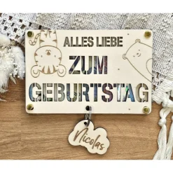 Glückwunschkarte zum Geburtstag Geld Gutschein Frau