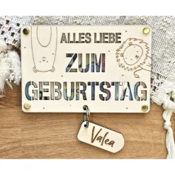 Glückwunschkarte zum Geburtstag Geld Gutschein Frau