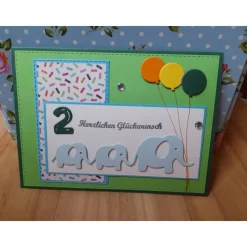 Glückwunschkarte  zum  Geburtstag