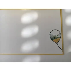 Glückwunschkarte zum Geburtstag mit Grusstext in Handarbeit gefertigt aus Karton  UNIKAT