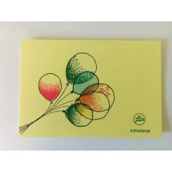 Glückwunschkarte zum Geburtstag mit Grusstext in Handarbeit gefertigt aus Karton  UNIKAT