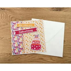 Glückwunschkarte zum Geburtstag