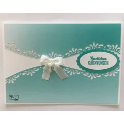 Glückwunschkarte zum Geburtstag  mit Grusstext Handgefertigt mit Stampin'Up Produkten Unikat