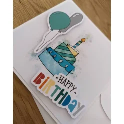Glückwunschkarte zum Geburtstag - Happy Birthday