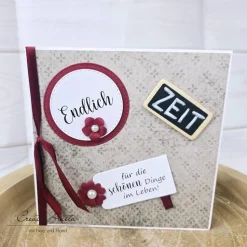 Glückwunschkarte zum Ruhestand - Rente