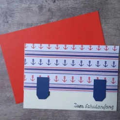 Glückwunschkarte "Zum Schulanfang"