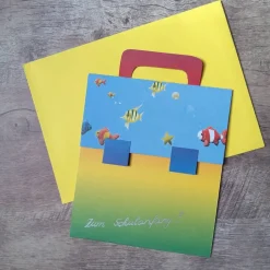 Glückwunschkarte "Zum Schulanfang"