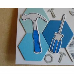 Glückwunschkarte zum Vatertag Vatertagskarte Vater Papa Papi Werkzeug Vatertag Grusskarte Karte Autofan Kfz