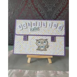 Glückwunschkarte zur Einschulung, Schulstart, als Geldgeschenk, Stampin up