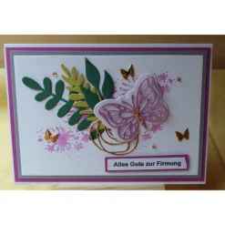 Glückwunschkarte  zur Firmung oder zur Jungendweihe Mädchen