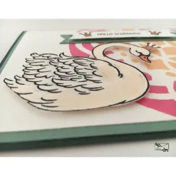 Glückwunschkarte zur Geburt/Taufe Junge & Mädchen , Bunte Farben, Handarbeit