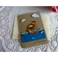 Glückwunschkarte zur Kommunion / Konfirmation / Einladungskarte