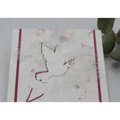 Glückwunschkarte zur Kommunion - Kommunionskarte für Mädchen, Segenswünsche