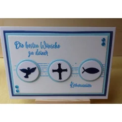 Glückwunschkarte zur Kommunion