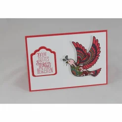 Glückwunschkarte zur Taufe "Taube"