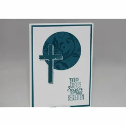 Glückwunschkarte zur Taufe "Kreuz"