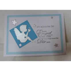 Glückwunschkarte zur Taufe,Taufkarte,