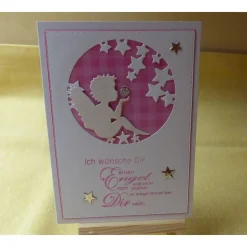 Glückwunschkarte zur Taufe,Taufkarte,