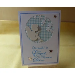 Glückwunschkarte zur Taufe,Taufkarte,