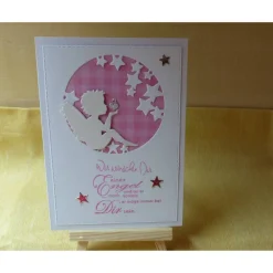 Glückwunschkarte zur Taufe,Taufkarte,