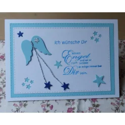 Glückwunschkarte zur  Taufe