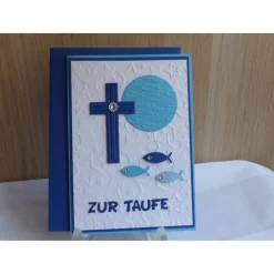 Glückwunschkarte zur  Taufe