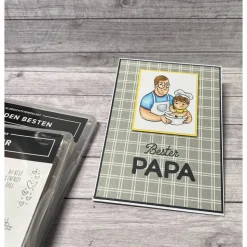 Glückwunschkarten Grußkarten „Bester Papa“ Geburtstag Vatertag Danke Männerkarten Handmade Stampin‘ Up!
