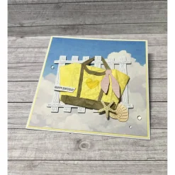 Glückwunschkarten Grußkarten „Happy Birthday“ Geburtstag Sommer Strandtasche Bag Frauen Mädchen Handmade Stampin‘ Up!